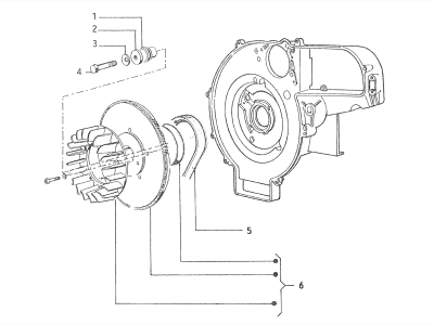 Rotor with fan